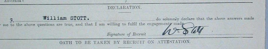 Australia W Stott Signatures - Cropped