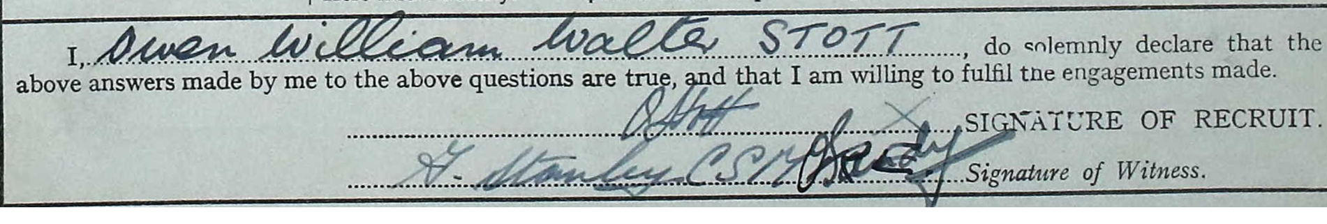 London W O Scott Signature